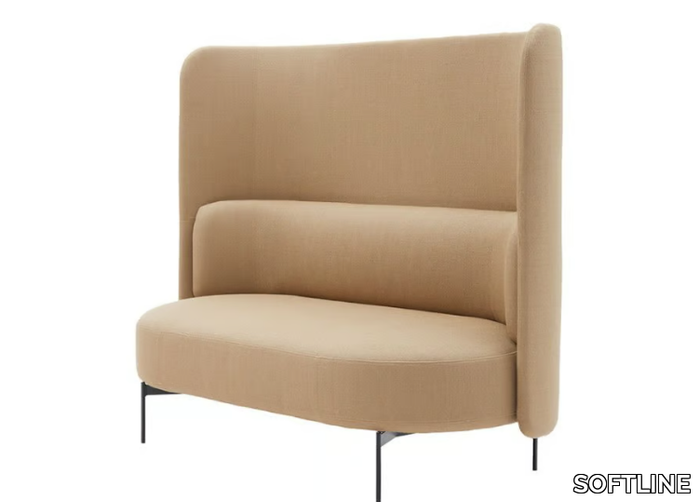 JOE - High-back fabric sofa _ SOFTLINE