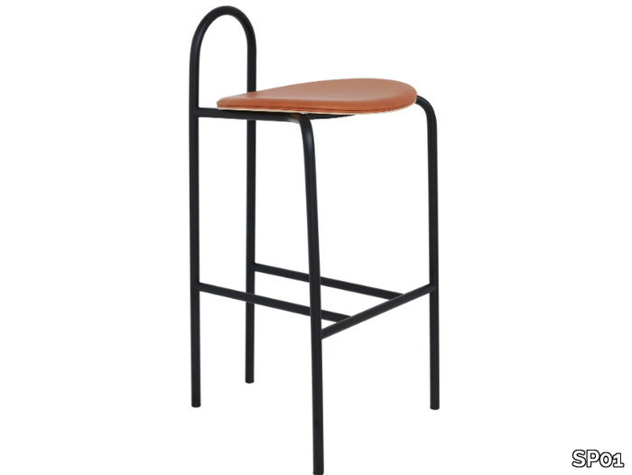 MICHELLE - High stool with footrest _ SP01