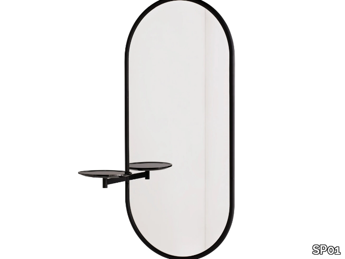 MICHELLE - Oval wall-mounted framed mirror _ SP01