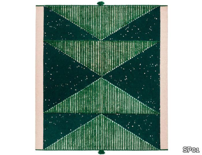 KAMAU - Hand tufted wool and viscose pile rug _ SP01