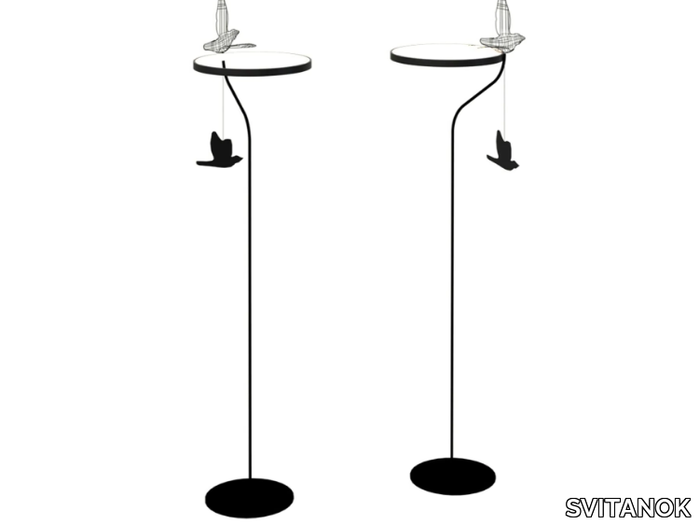 FLIGHT SHADOWS - LED steel floor lamp _ SVITANOK