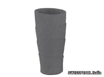 PALMA - High cement garden vase _ SWISSPEARL Italia