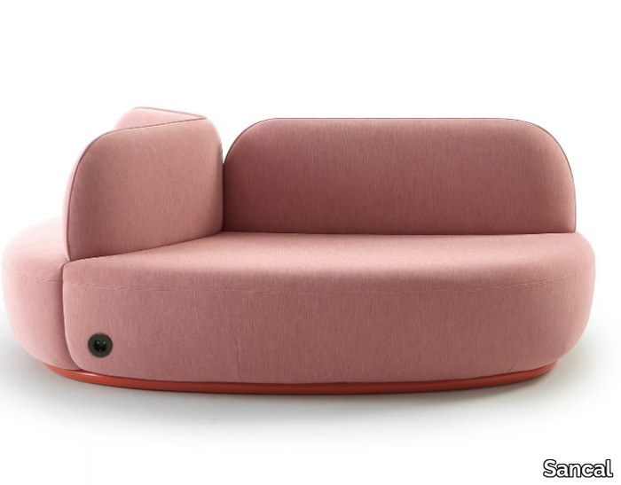 LA ISLA - Fabric small sofa with socket _ Sancal