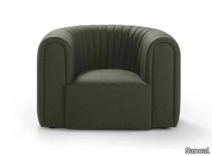 CORE - Fabric armchair with armrests _ Sancal