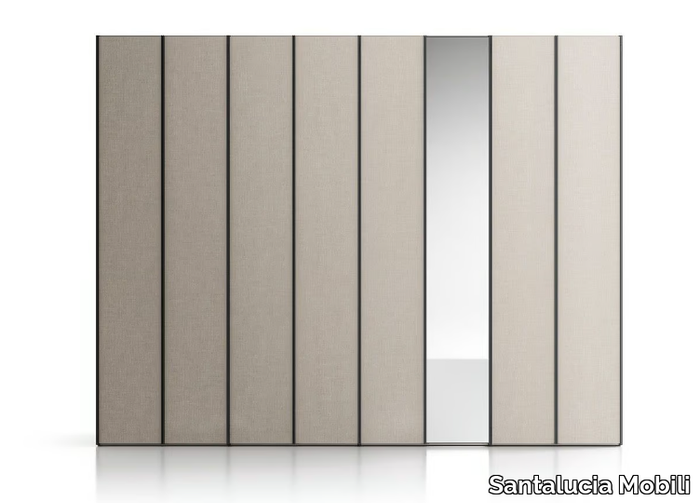 LUXURY - Sectional wooden walk-in wardrobe _ Santalucia Mobili