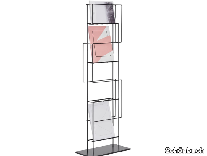 REVUE - Steel magazine rack _ Schönbuch