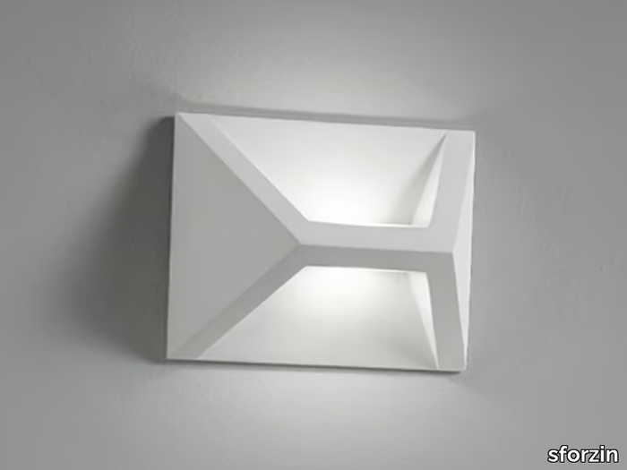 TEGEA - LED plaster wall light _ sforzin