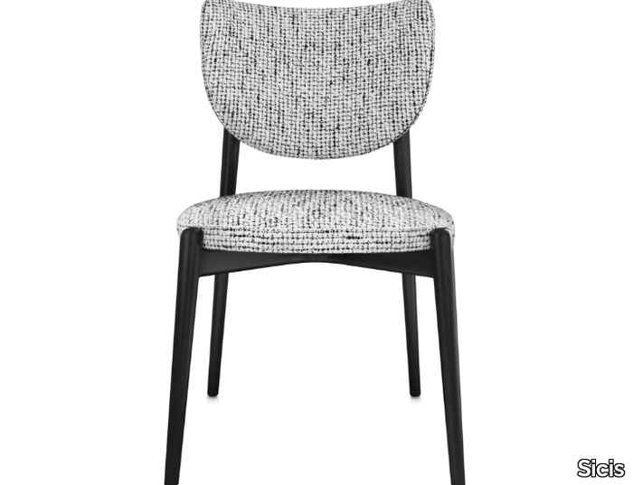 THEA - Fabric chair open back _ Sicis