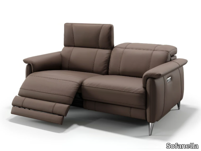 BARLETTA - 2 seater leather sofa _ Sofanella