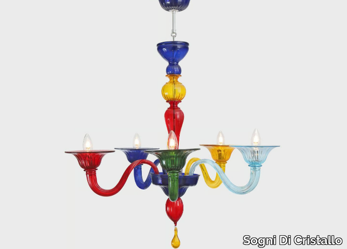 ALLEGRO - Handmade Murano glass chandelier _ Sogni Di Cristallo