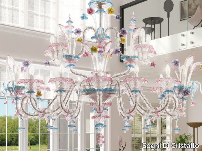 BARCHETTA ORIGINAL EDITION - Murano glass chandelier _ Sogni Di Cristallo