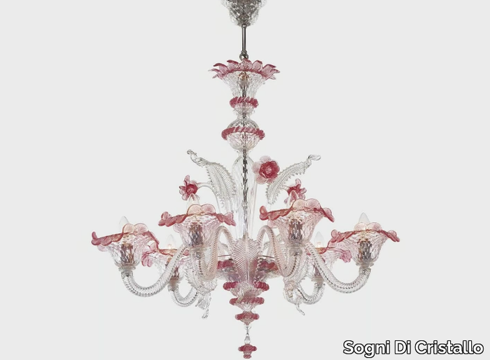 ARES - Murano glass chandelier _ Sogni Di Cristallo