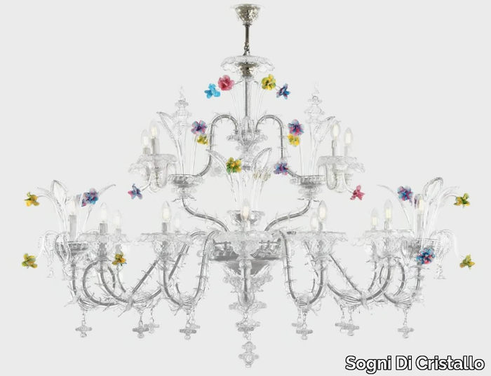 BARCHETTA - Murano glass chandelier _ Sogni Di Cristallo