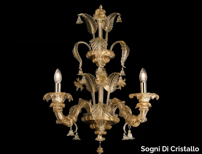 CA' REZZONICO DOMUS AUREA - Murano glass chandelier _ Sogni Di Cristallo