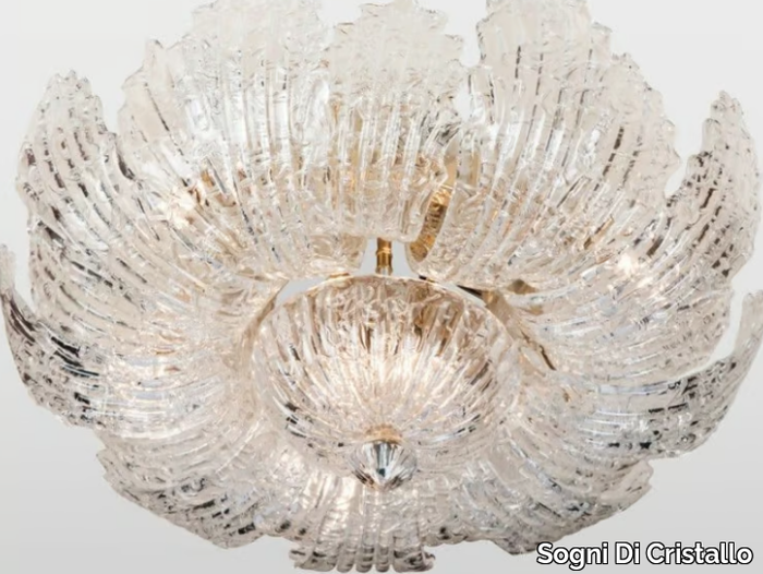 CALIPSO - Murano glass ceiling light _ Sogni Di Cristallo