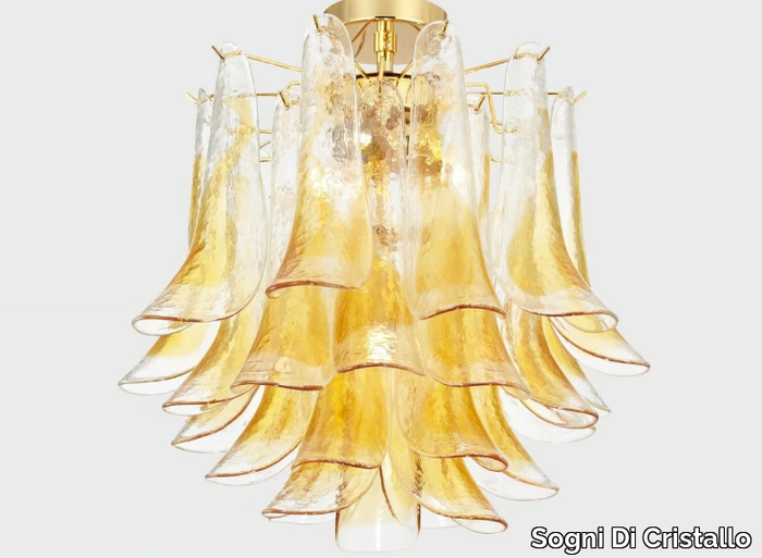 FIORDALISO - Murano glass ceiling lamp _ Sogni Di Cristallo