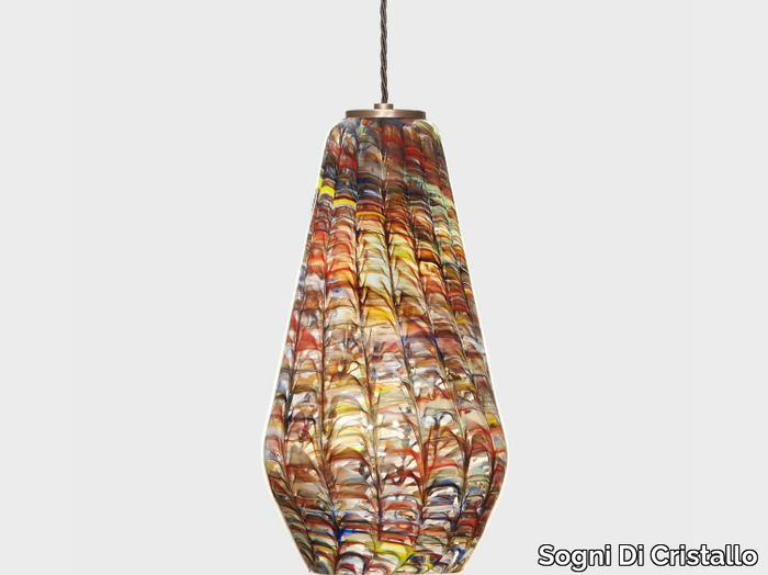 CONO #004 - Murano glass pendant lamp _ Sogni Di Cristallo