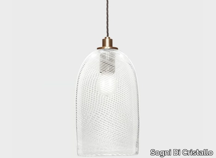 CONO #007 - Murano glass pendant lamp _ Sogni Di Cristallo