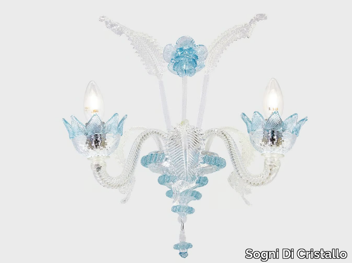 NETTUNO - Murano glass wall lamp _ Sogni Di Cristallo