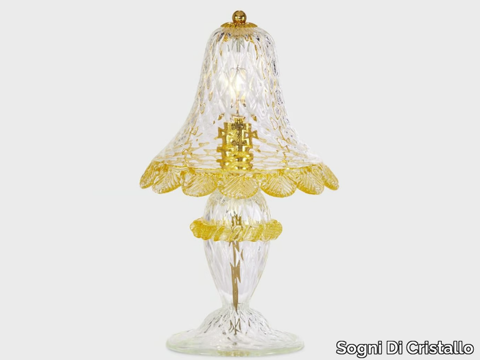 OLIMPO - Handmade Murano glass table lamp _ Sogni Di Cristallo