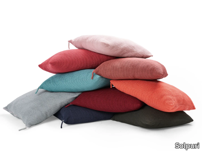 JAVA - Solid-color square outdoor cushion _ Solpuri