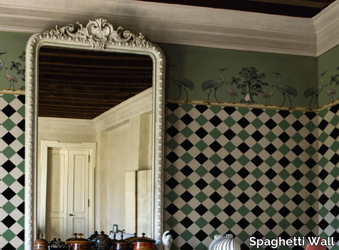 OSSIE WPN 1903 - Geometric wallpaper _ Spaghetti Wall