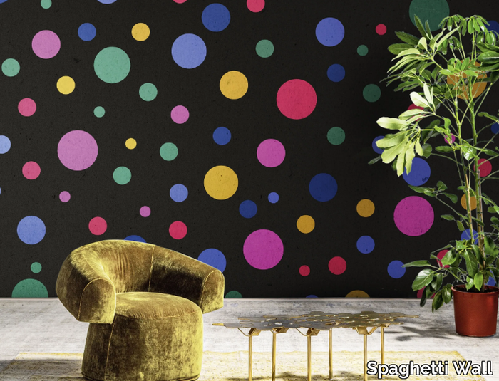 HAPPY DOTS WPN 214 - Dotted panoramic wallpaper _ Spaghetti Wall