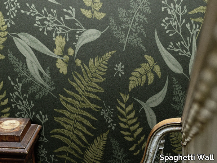 HERBAL WPN 411 - Panoramic Tropical wallpaper _ Spaghetti Wall