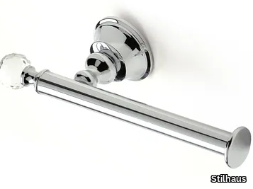 SMART LIGHT - Chromed brass toilet roll holder _ Stilhaus