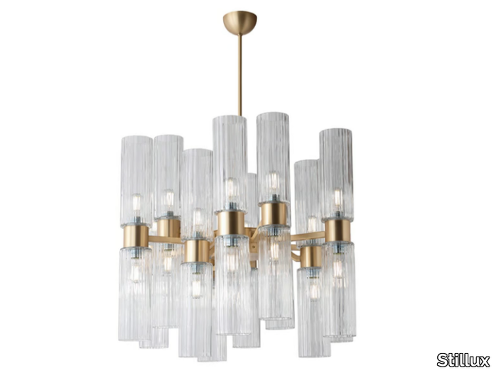 LIGHTING LAB 21017 - Blown glass chandelier _ Stillux