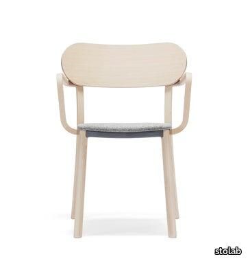Hundranian Armchair | Upholstered Seat | Ash