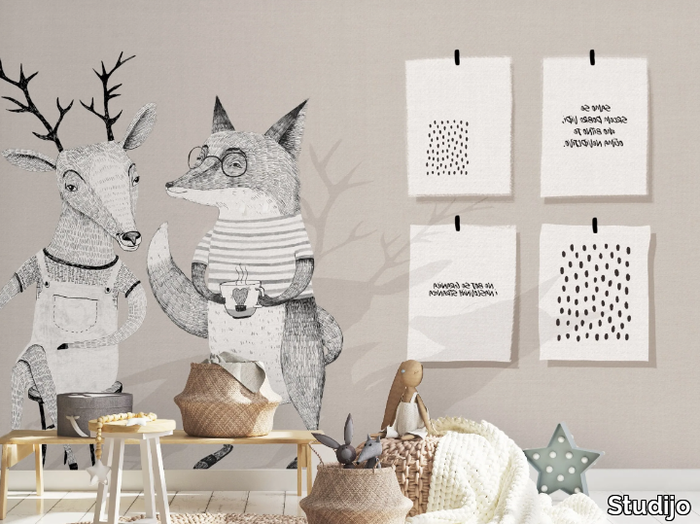 IT’S GOOD TO KNOW - Motif kids wallpaper _ Studijo