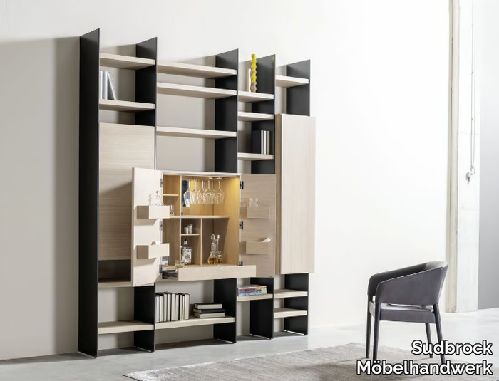 SCALA/CUBO 167 - Bar cabinet / bookcase _ Sudbrock Möbelhandwerk