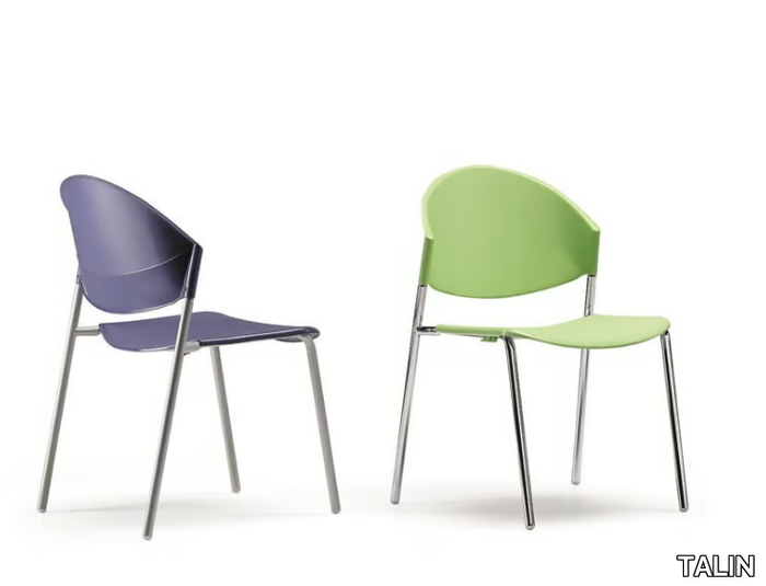 DELFI 083 - Stackable polypropylene chair _ TALIN