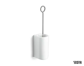 174774 - Wall-mounted porcelain toilet brush _ THPG