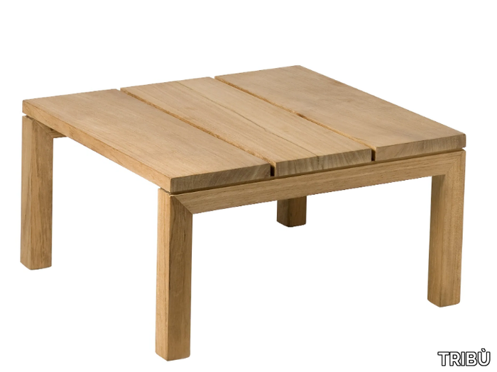 KOS - Teak footstool / coffee table _ TRIBÙ