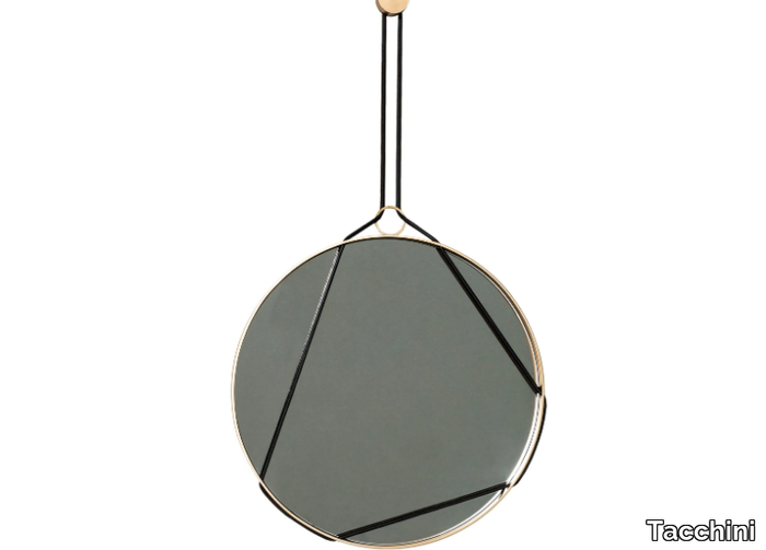 SOLEIL - Round wall-mounted framed mirror _ Tacchini