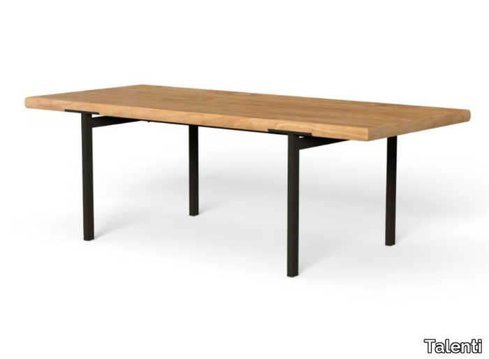 ALLURE - Rectangular wooden garden table _ Talenti