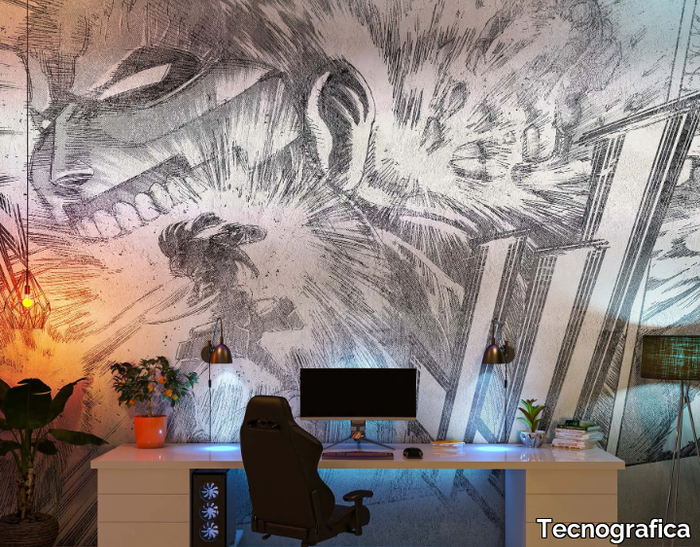 ARMORED TITAN - Digital printing wallpaper _ Tecnografica