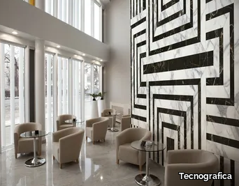 MARMARA - Marble effect nonwoven wallpaper _ Tecnografica