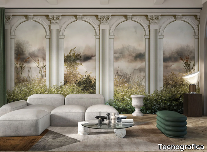 PARCO DELLA RAGIONE - Trompe l'oeil wallpaper _ Tecnografica