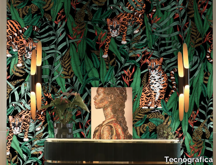 VISAYAN LEOPARD - Tropical wallpaper _ Tecnografica