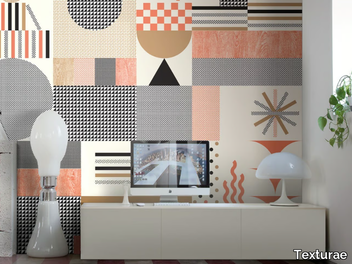 EXTRA HABITAT #1 - Geometric wallpaper _ Texturae