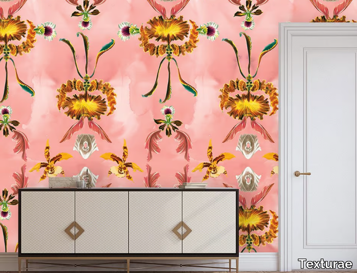 FLOWER GROTESQUE - Motif wallpaper _ Texturae