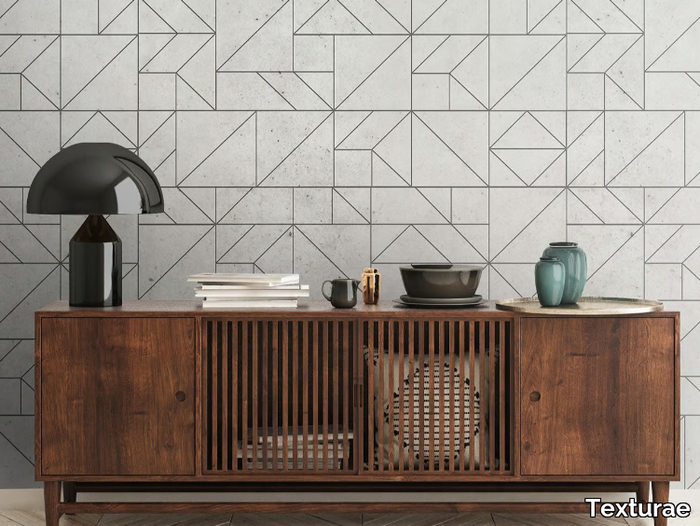 FRANK - Motif geometric wallpaper _ Texturae