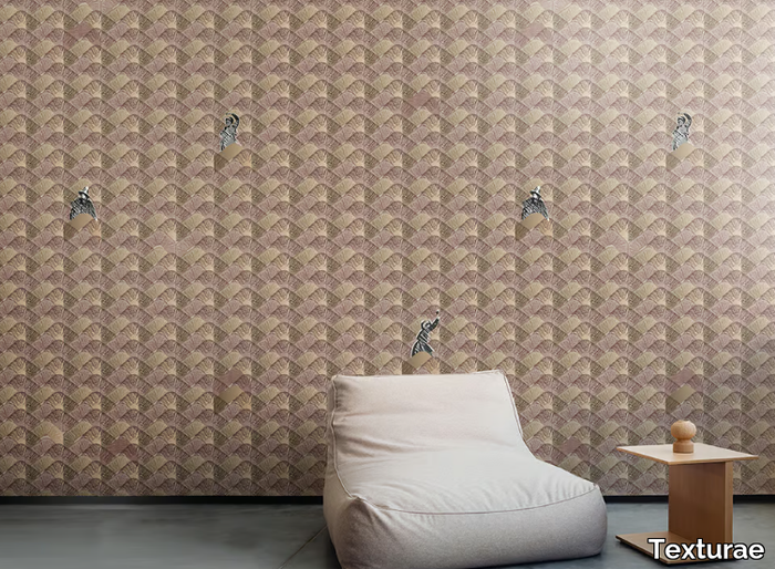 MAGNETIC DANCER - Motif washable wallpaper _ Texturae