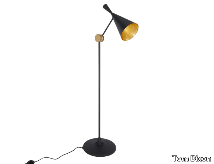 BEAT - LED adjustable brass floor lamp _ Tom Dixon