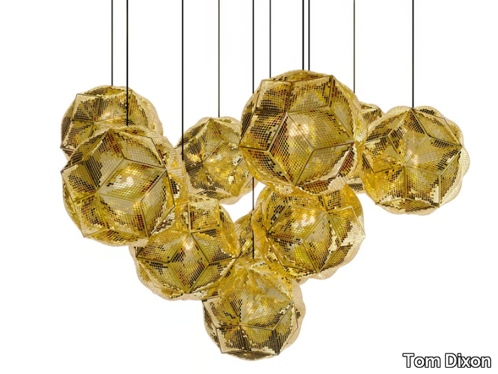 PUFF - LED brass pendant lamp _ Tom Dixon