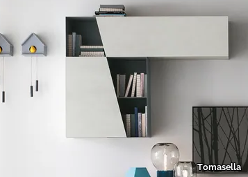 DIAGONAL - Wall cabinet with door _ Tomasella