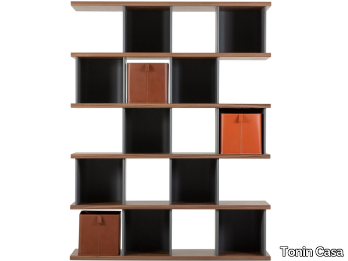 KASPAR - Open divider bookcase _ Tonin Casa